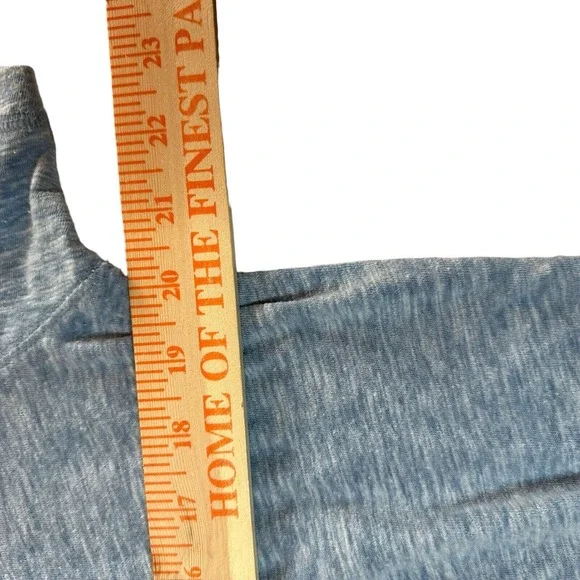 Faherty‎ Shirt Mens Xl Blue 3-Button Henley Casual Short Sleeve Heather tshirt - Picture 6 of 7